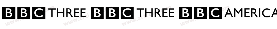 BBC Striped Channel Logos字体转换
